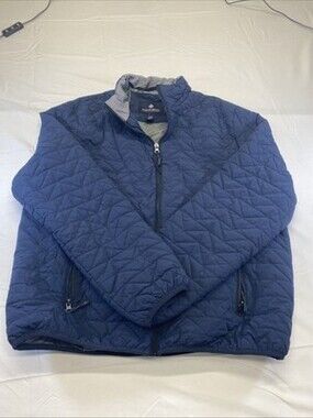 Rainforest Lightweight Mens Jacket Wind & Water-resistant Packable Navy Sz Small